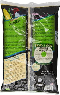 Show full view: Brown's Song Blend Gourmet! Cracked Corn Wild Bird Food, 4-lb bag slide 4 of 7