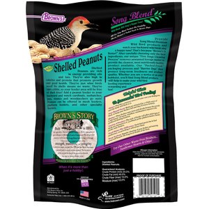 Brown's Song Blend Shelled Peanuts Wild Bird Food, 3-lb bag