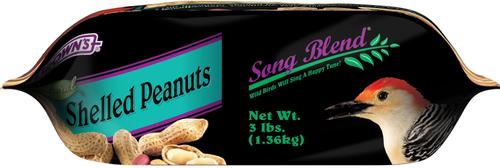 Show full view: Brown's Song Blend Shelled Peanuts Wild Bird Food, 3-lb bag slide 3 of 7