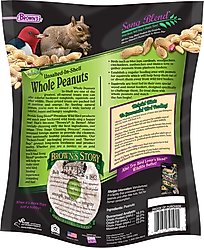 Brown's Song Blend Unsalted-In-Shell Whole Peanuts Wild Bird Food, 2-lb bag slide 2 of 6
