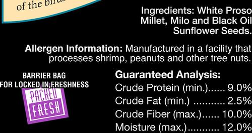 Show full view: Brown's Supreme Buffet Song Blend Wild Bird Food, 5-lb bag slide 4 of 6