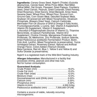 Show full view: Brown's Tropical Carnival Canary & Finch Food, 1.5-lb bag slide 4 of 6