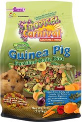 Brown's Tropical Carnival Fortified Daily Diet Natural Guinea Pig Food, 4-lb bag