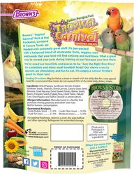Brown's Tropical Carnival Fruit & Nut Cockatiel Bird Treats, 8-oz bag slide 2 of 5