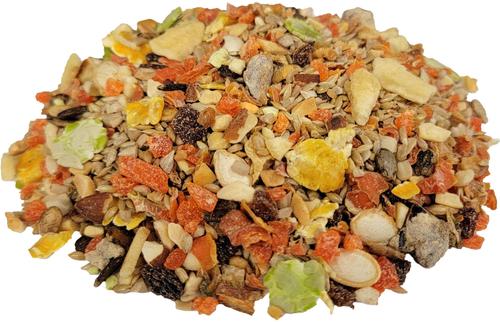 Show full view: Brown's Tropical Carnival Fruit & Nut Cockatiel Bird Treats, 8-oz bag slide 3 of 6