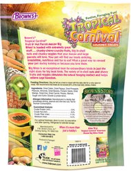 Brown's Tropical Carnival Fruit & Nut Macaw Big Bites! Bird Treats, 10-oz bag slide 2 of 5