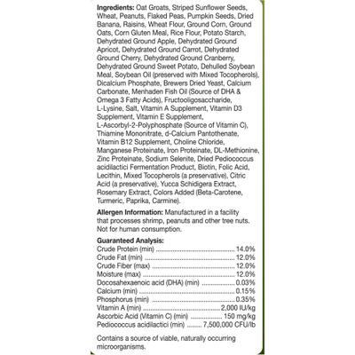 Show full view: Brown's Tropical Carnival Gourmet Gerbil & Hamster Food, 2-lb bag slide 4 of 9