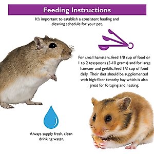 Brown's Tropical Carnival Gourmet Gerbil & Hamster Food, 2-lb bag