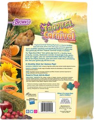 Brown's Tropical Carnival Gourmet Guinea Pig Food, 5-lb bag slide 2 of 8