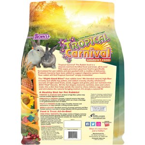 Brown's Tropical Carnival Gourmet Rabbit Food, 10-lb bag