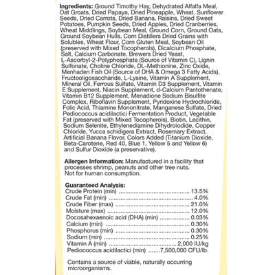 Show full view: Brown's Tropical Carnival Gourmet Rabbit Food, 5-lb bag slide 6 of 10