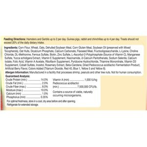 Brown's Tropical Carnival Hoops Strawberry Flavor Small Animal Treats, 3-oz bag
