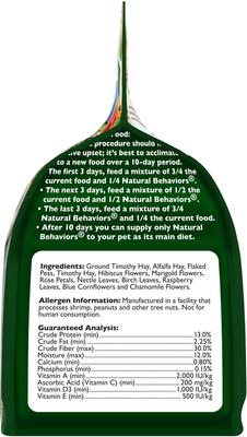 Show full view: Brown's Tropical Carnival Natural Behaviors Grain-Free Daily Diet Guinea Pig Food, 4-lb bag slide 4 of 7