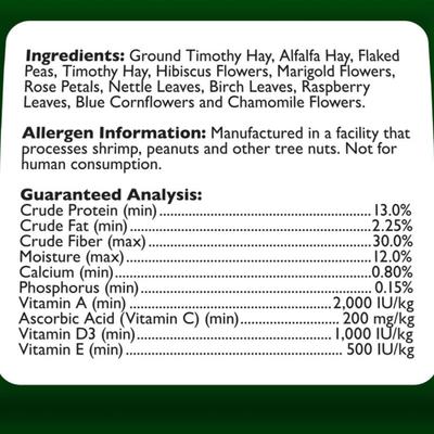 Show full view: Brown's Tropical Carnival Natural Behaviors Grain-Free Daily Diet Guinea Pig Food, 4-lb bag slide 5 of 7