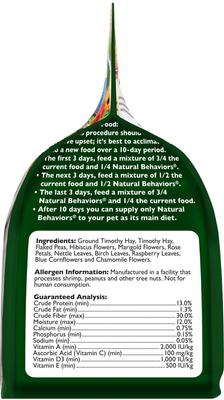 Show full view: Brown's Tropical Carnival Natural Behaviors Grain-Free Daily Diet Rabbit Food, 4-lb bag slide 4 of 8