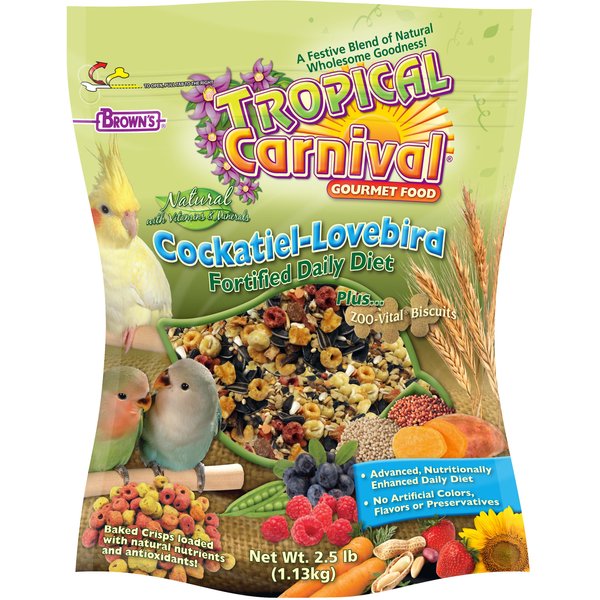 Brown's Tropical Carnival Natural Behaviors Foraging Pellets Adult Chinchilla Food, 3-lb bag