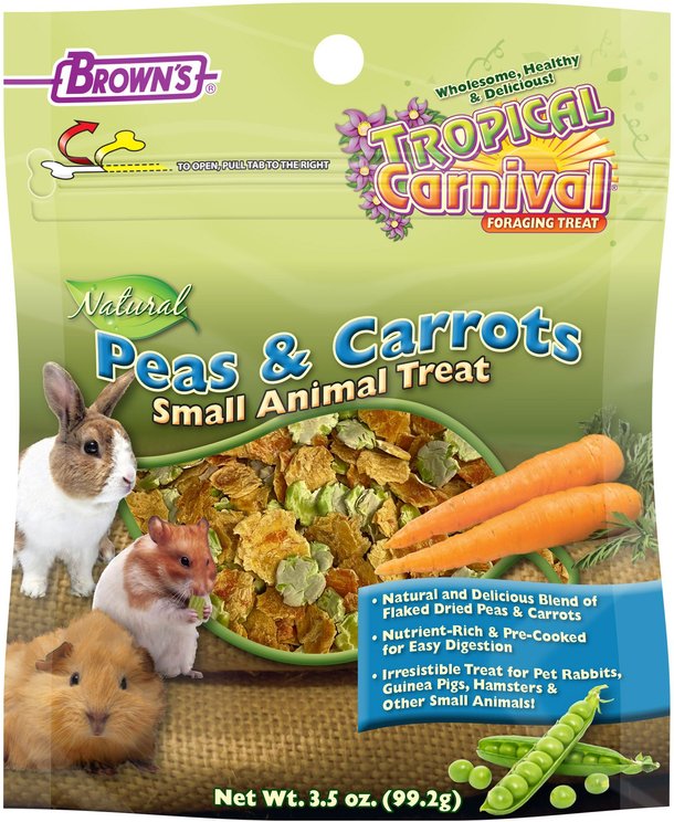 Guinea Pig Treats | Chewy - Peas And Carrots Guinea Pig Treat