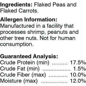 Brown's Tropical Carnival Natural Peas & Carrots Small Pet Treats, 3.5-oz bag