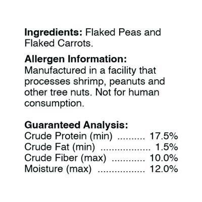 Show full view: Brown's Tropical Carnival Natural Peas & Carrots Small Pet Treats, 3.5-oz bag slide 4 of 4