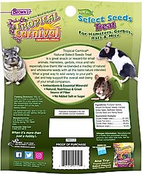 Brown's Tropical Carnival Natural Select Seeds Small Animal Treats, 3.5-oz bag slide 2 of 6