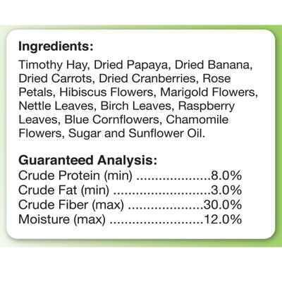 Show full view: Brown's Tropical Carnival Natural Timothy Hay Craveables! Small Animal Food, 24-oz bag slide 4 of 7
