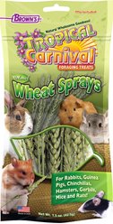 Brown's Tropical Carnival Natural Wheat Sprays Small Animal Treats, 1.5-oz bag