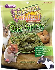 Brown's Tropical Carnival Oat Spray Small Animal Treats, 8-oz bag
