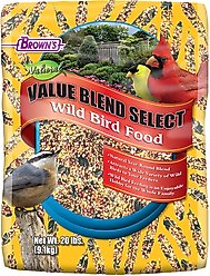 Brown's Value Blend Select Wild Bird Food, 20-lb bag