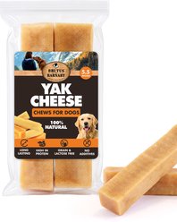Brutus & Barnaby Long Lasting 5.5-in Gold Himalayan Yak Cheese Natural Dog Chew Treats, 2 count