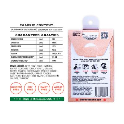 Show full view: Brutus Broth Brothcicles Turkey Bone Broth Flavor with Superfoods for Hydration Dog Wet Food Topper, 2-oz pouch, case of 6 slide 10 of 11