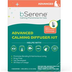 bSerene Advanced Cat Calming Pheromone Diffuser Kit