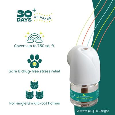 Show full view: bSerene Advanced Cat Calming Pheromone Diffuser Kit slide 8 of 10