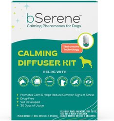 bSerene Dog Calming Pheromone Diffuser Kit