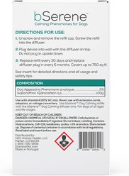 bSerene Dog Calming Pheromone Diffuser Refill slide 2 of 6