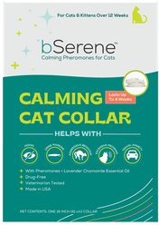 bSerene Pheromone Adjustable Calming Collar for Cats slide 1 of 7