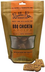 Bubba Rose Biscuit Co. BBQ Chicken Dog Treats, 6.5-oz bag