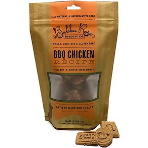 Bubba Rose Biscuit Co. Gobble, Gobble Box Peanut Butter & Chicken Dog Treats, 5 count