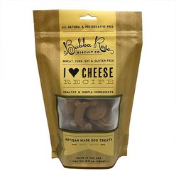 Bubba Rose Biscuit Co. I Heart Cheese Dog Treats, 6.5-oz bag slide 2 of 3