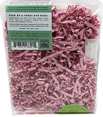 Show full view: Bubba Rose Biscuit Co. Natural Peanut Butter Flavored Birthday Girl Dog Crunchy Dog Treats, 4 count slide 3 of 5