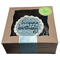 Bubba Rose Biscuit Co. Natural Peanut Butter Flavored Blue Birthday Cake Crunchy Dog Treats, 1 count slide 2 of 3