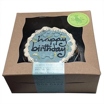 Show full view: Bubba Rose Biscuit Co. Natural Peanut Butter Flavored Blue Birthday Cake Crunchy Dog Treats, 1 count slide 3 of 5