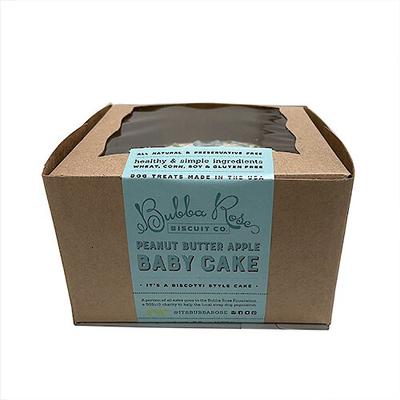 Show full view: Bubba Rose Biscuit Co. Natural Peanut Butter Flavored Blue Dog Birthday Baby Cake Crunchy Dog Treat, 1 count slide 4 of 6