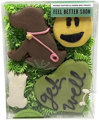 Bubba Rose Biscuit Co. Natural Peanut Butter Flavored Feel Better Soon Crunchy Dog Treats, 4 count