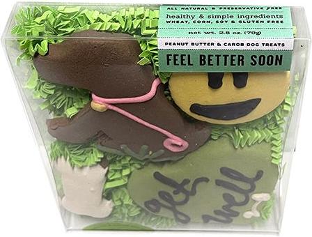 Show full view: Bubba Rose Biscuit Co. Natural Peanut Butter Flavored Feel Better Soon Crunchy Dog Treats, 4 count slide 4 of 4