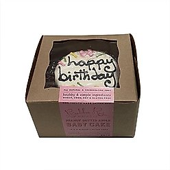 Bubba Rose Biscuit Co. Natural Peanut Butter Flavored Pink Dog Birthday Baby Cake Crunchy Dog Treat, 1 count slide 2 of 4
