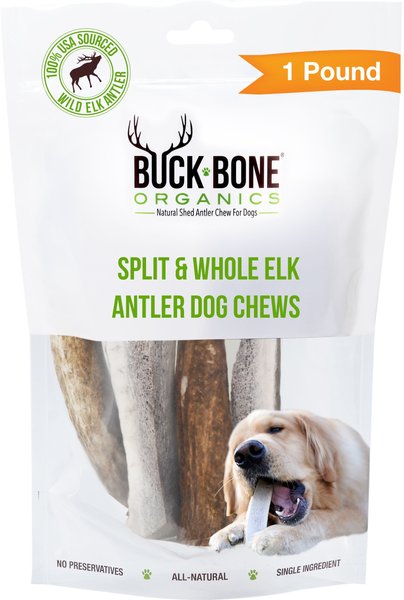 For Dogs Buck Bone Organics BUCK BONE ORGANICS Elk Antler Dog