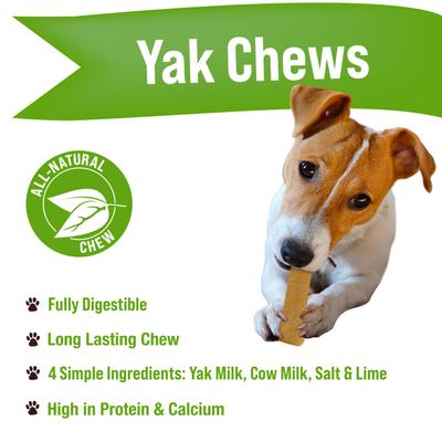 Show full view: Buck Bone Organics Yak Chew Small Dog Treats, 4 count slide 3 of 7