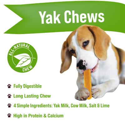 Show full view: Buck Bone Organics Yak Himalayan Chew Dog Treats, Medium, 3 count slide 3 of 5