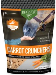 Buckeye Nutrition All-Natural Carrot Horse Treats, 4-lb bag
