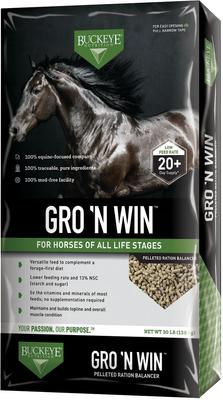 Show full view: Buckeye Nutrition Gro 'N Win Pelleted Feed + All-Natural Apple Horse Treats slide 2 of 7